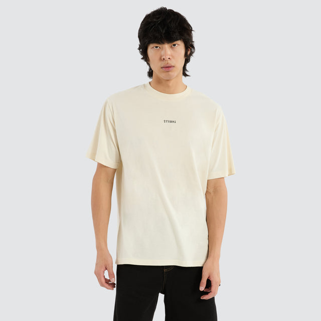 Minimal Thrills Merch Fit Tee Heritage White