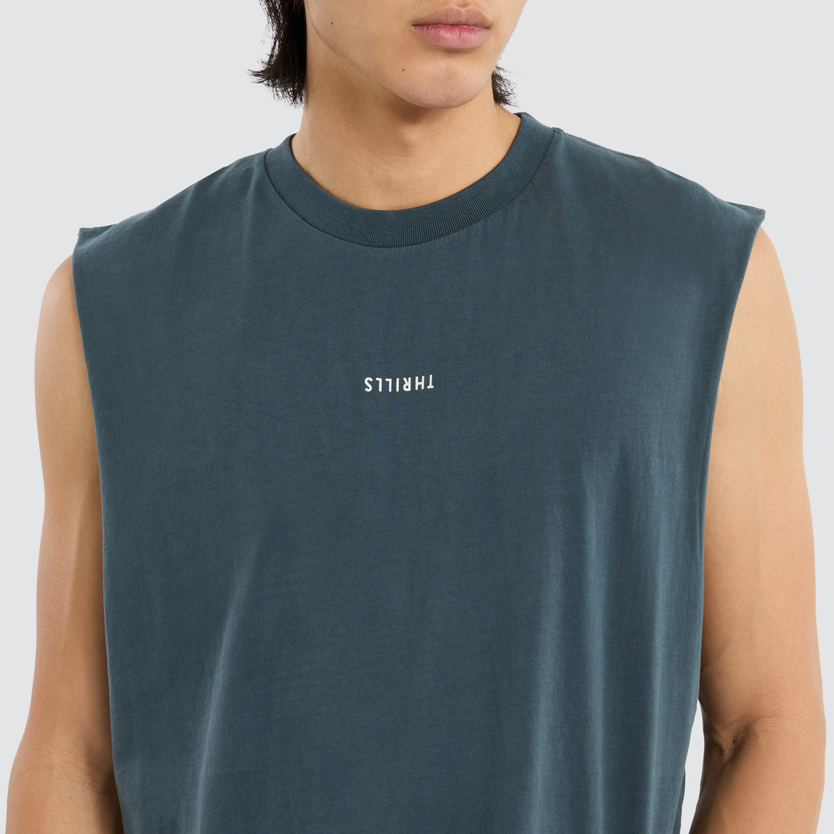 THRILLS Minimal Thrills Merch Muscle in Dark Slate | Neverland Store