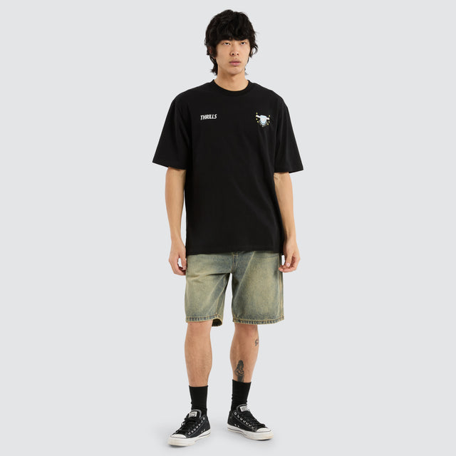 Centennial Oversize Fit Tee Black