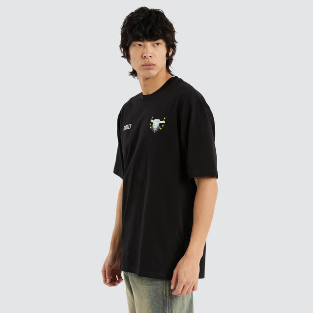 Centennial Oversize Fit Tee Black