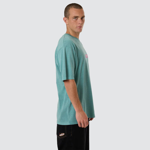 Games Of 84' Oversize Fit Tee Agate Green