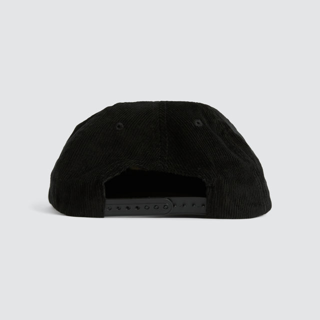 Thrills Workwear 5 Panel Cap Black