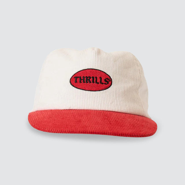 Hard As They Come 5 Panel Cap Heritage White