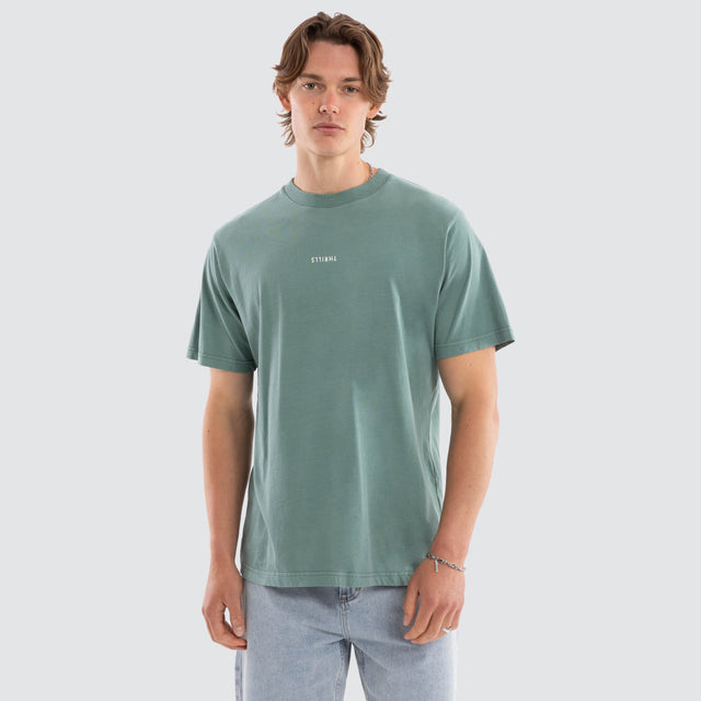 Minimal Thrills Merch Fit Tee Green Coast