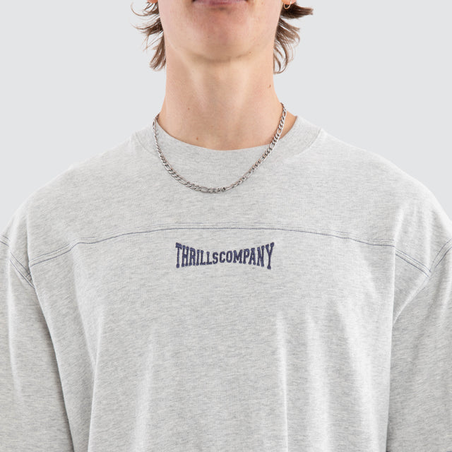 Double Down Box Fit Tee Snow Marle