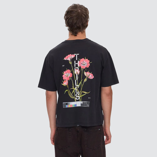 Adorned In Nature Box Tee Black