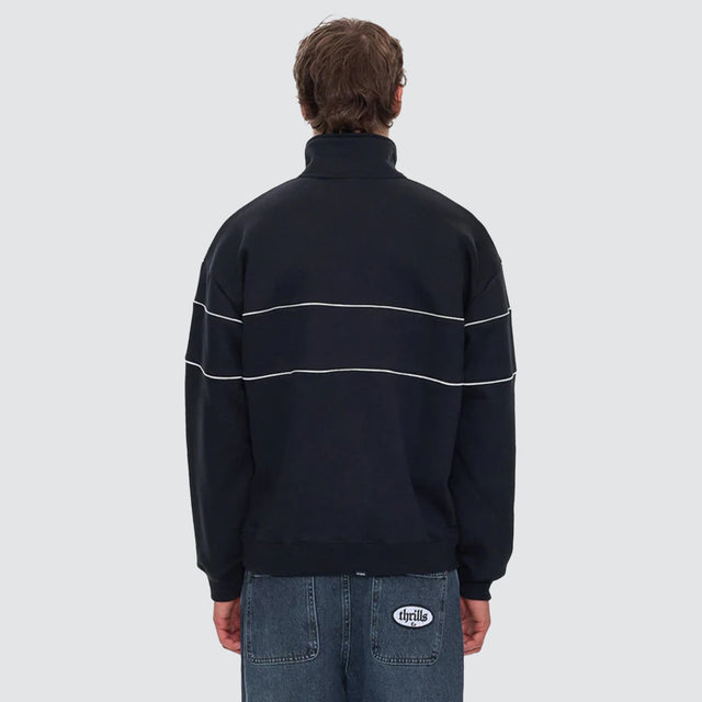 Glory Quarter Zip Fleece Black