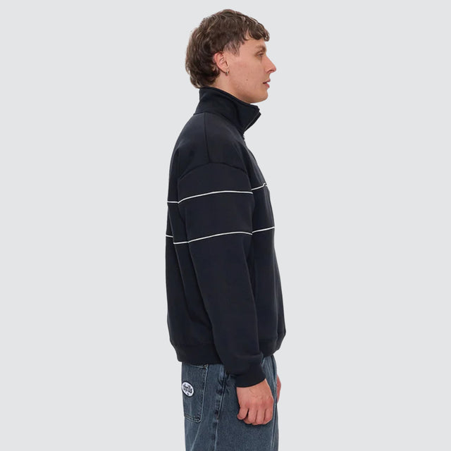 Glory Quarter Zip Fleece Black