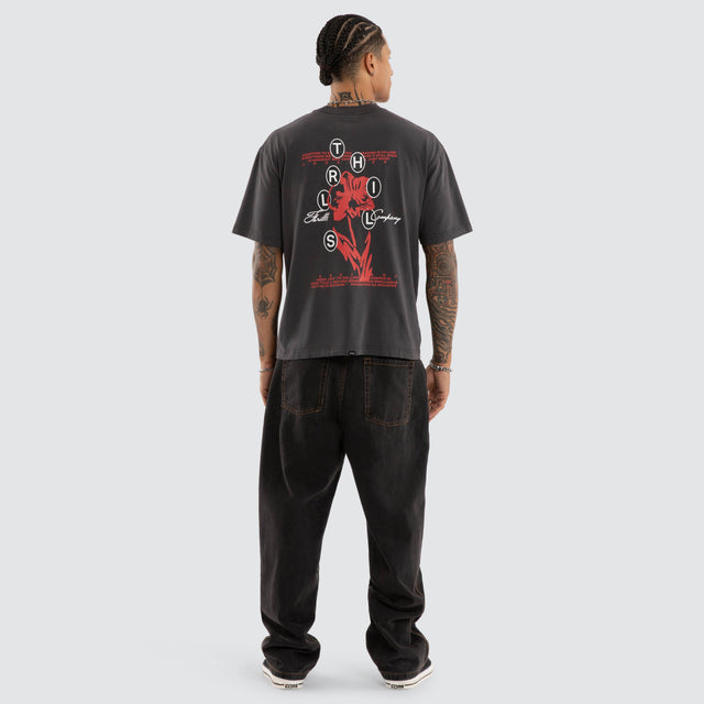 Together Together Box Crop Tee Pirate Black