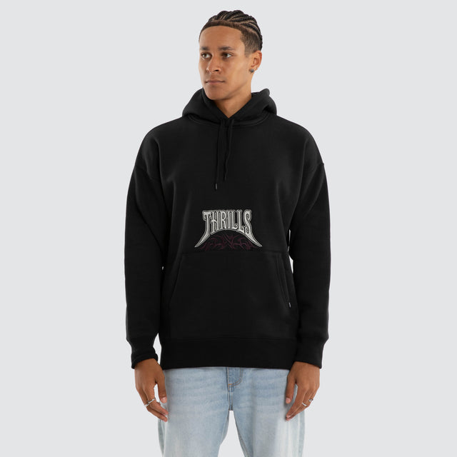 What We Believe Embro Hoodie Black