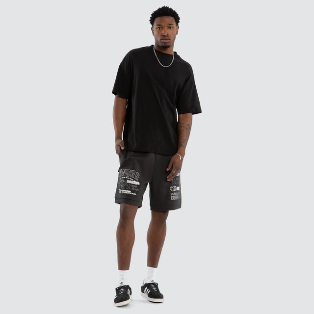 Represent Tech Trackshort Faded Black
