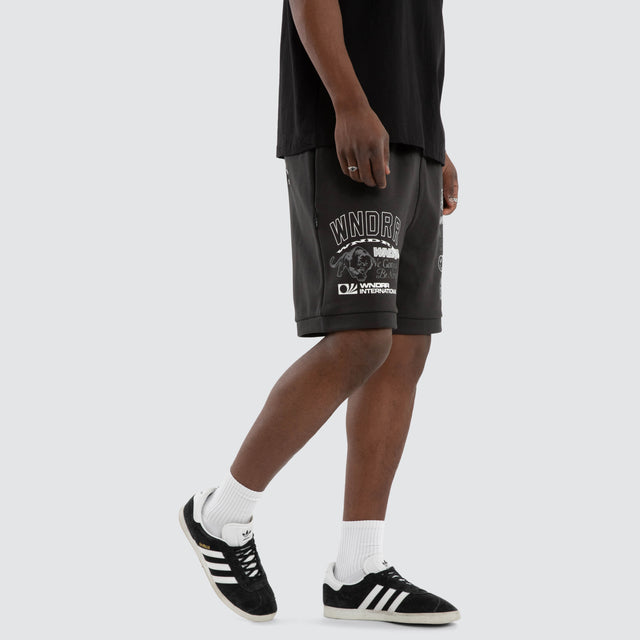 Represent Tech Trackshort Faded Black