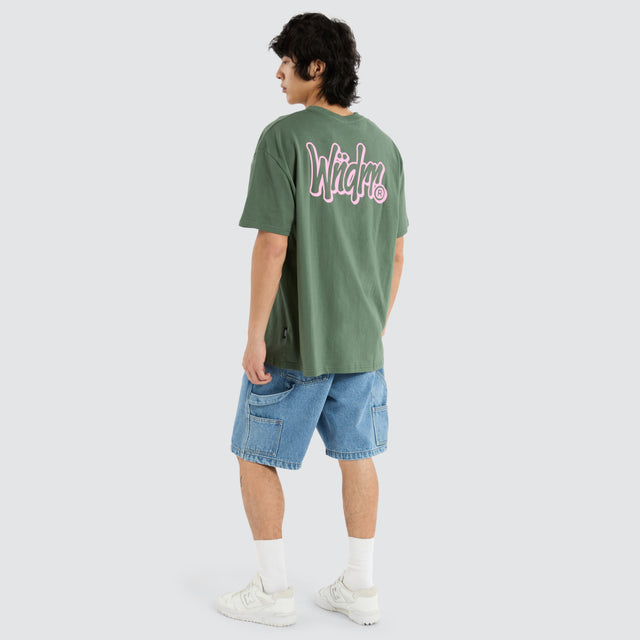 Starter Box Fit Tee Dark Green