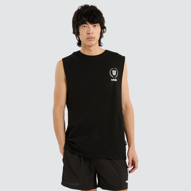 Emperor Muscle Top Black