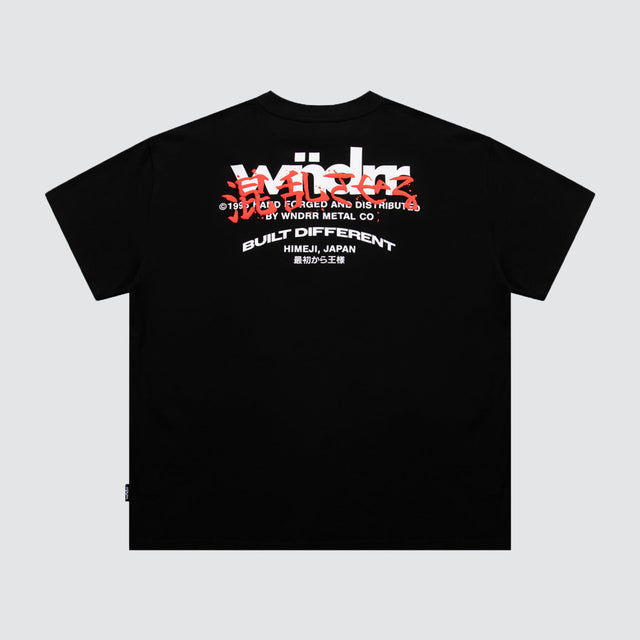 Forged Heavy Weight Tee Black