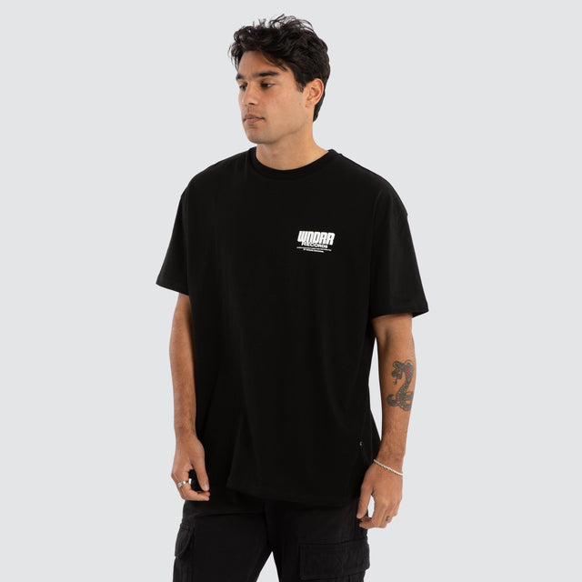 Grenade Box Fit Tee Black