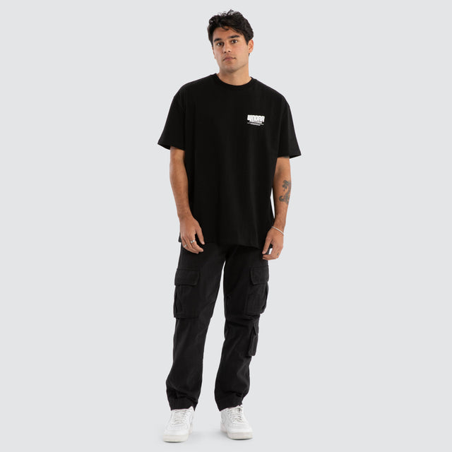 Grenade Box Fit Tee Black