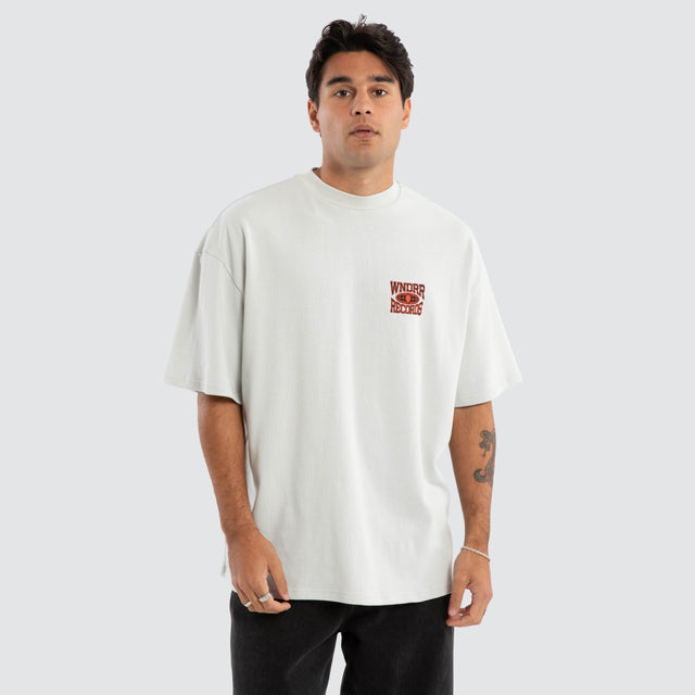 Arc Heavy Weight Box Fit Tee Oyster