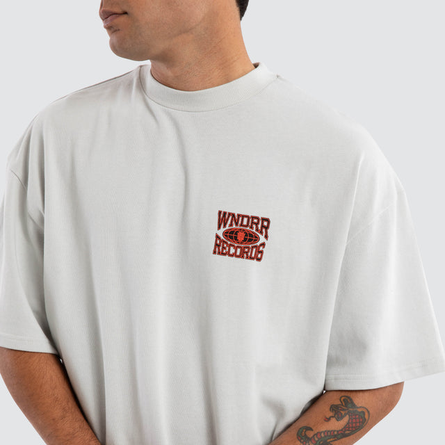 Arc Heavy Weight Box Fit Tee Oyster