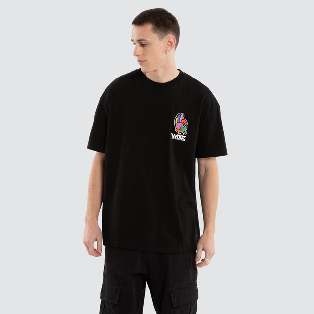 Benny Box Fit Tee Black