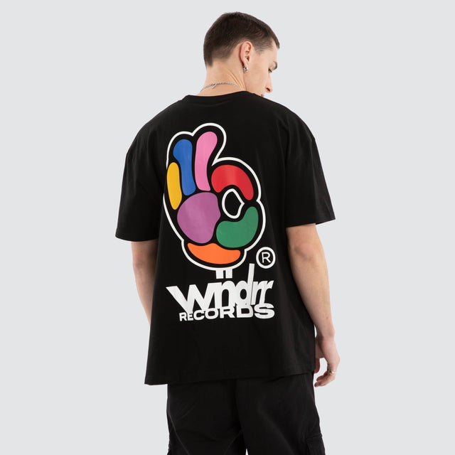 Benny Box Fit Tee Black