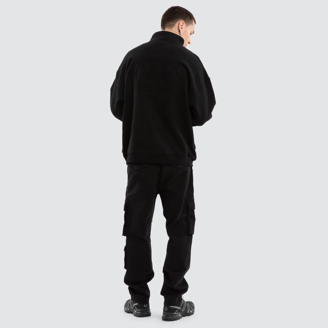 Minted 1/4 Zip Sweat Black