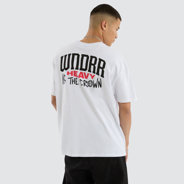 Pledge Box Fit Tee White