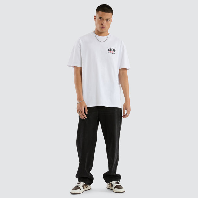 Pledge Box Fit Tee White