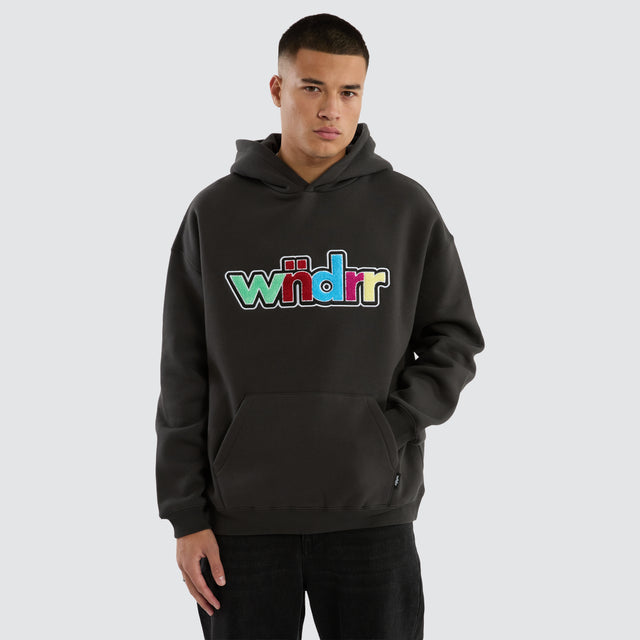 Tint Relaxed Hoodie Faded Black