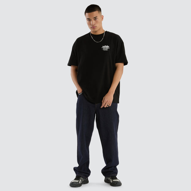 Full Contact Box Fit Tee Black