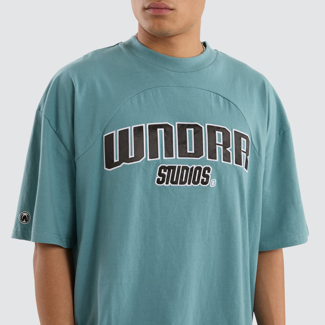 Limitz Panel Club Tee Blue