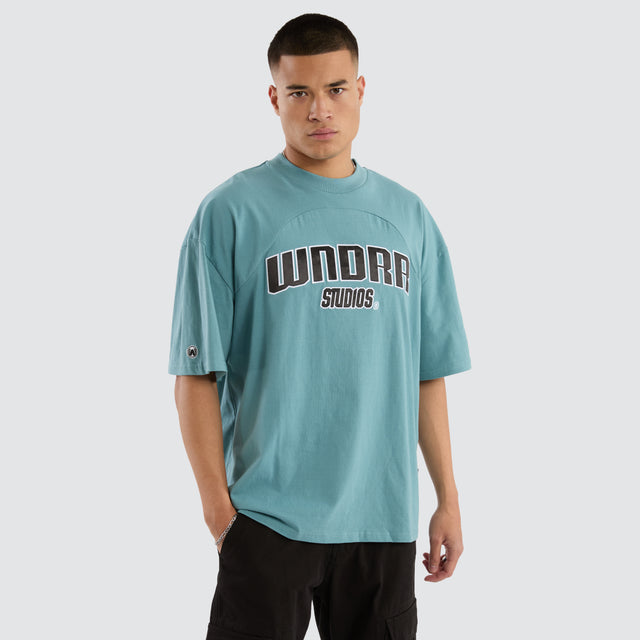 Limitz Panel Club Tee Blue