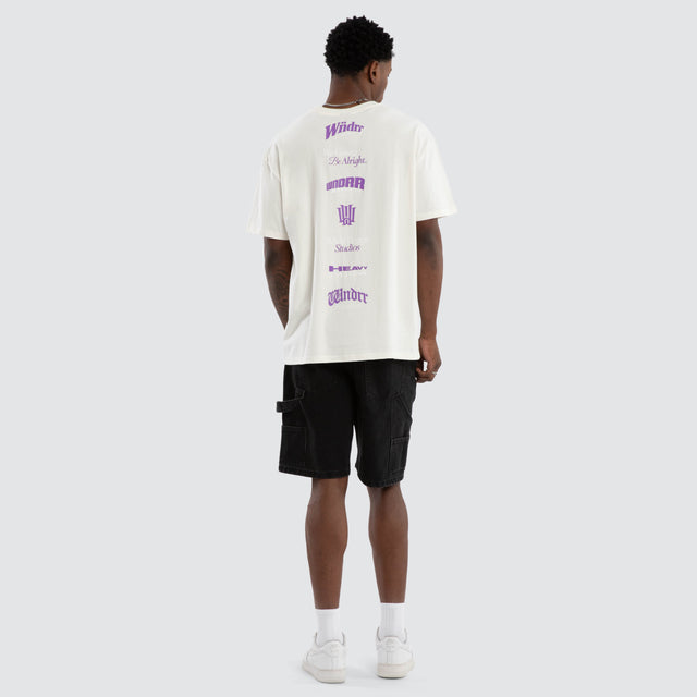 Collective Box Fit Tee Off White