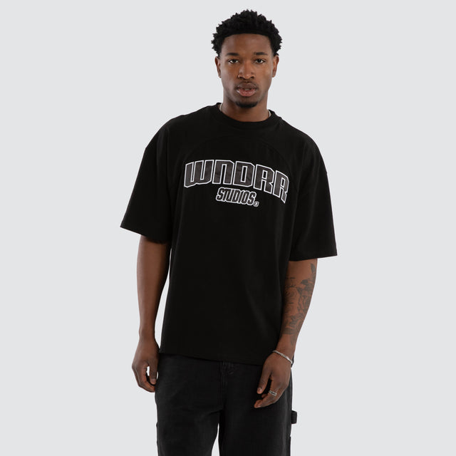 Limitz Panel Club Tee Black