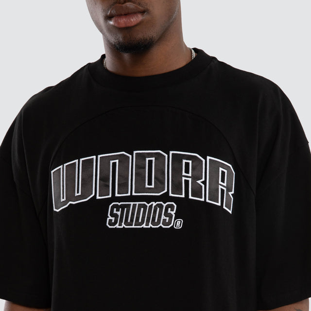 Limitz Panel Club Tee Black