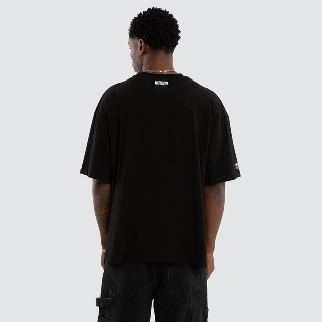Limitz Panel Club Tee Black