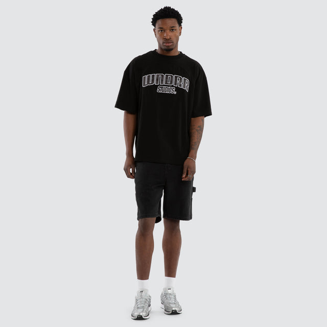 Limitz Panel Club Tee Black