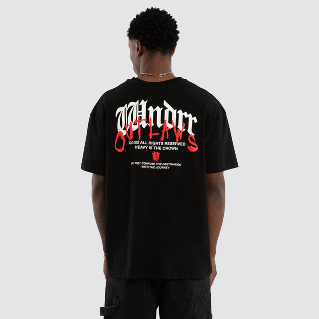 Renegade Box Fit Tee Black