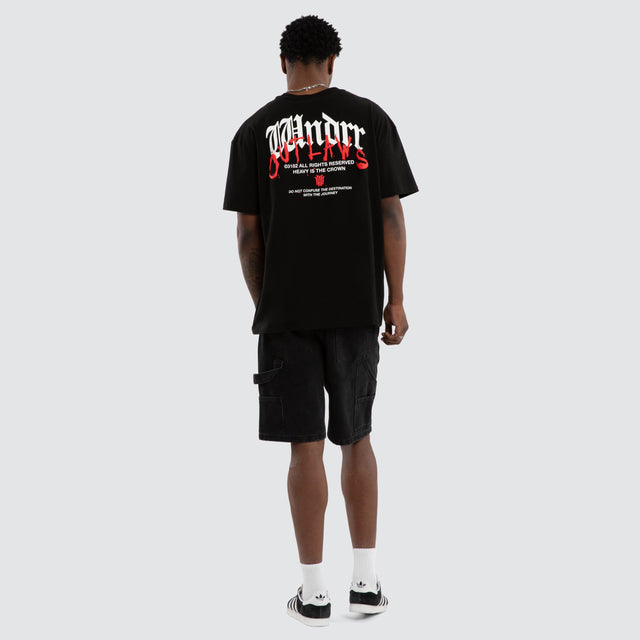 Renegade Box Fit Tee Black