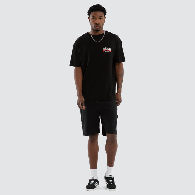 Renegade Box Fit Tee Black