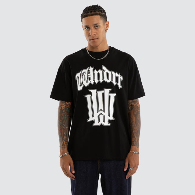 Archetype Box Fit Tee Black
