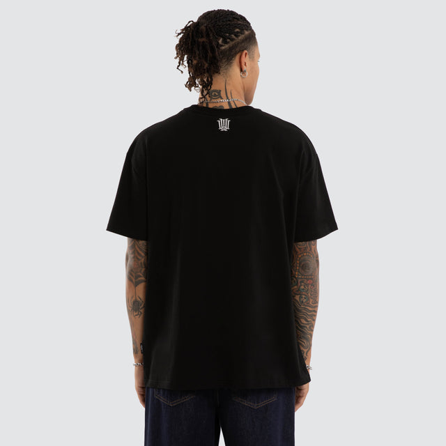 Archetype Box Fit Tee Black