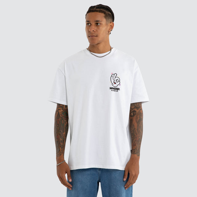 I'm Sure Box Fit Tee White