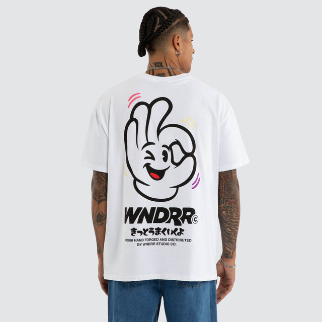 I'm Sure Box Fit Tee White