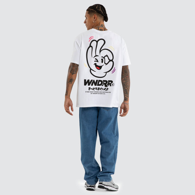 I'm Sure Box Fit Tee White