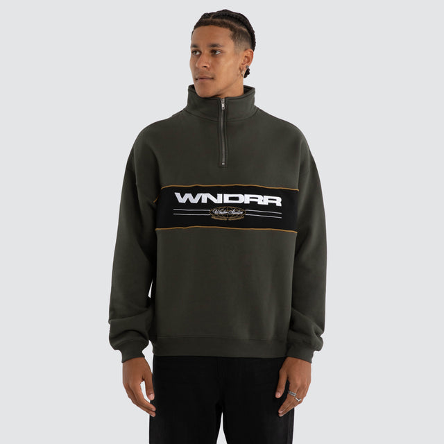 Maison 1/4 Zip Sweat Ink
