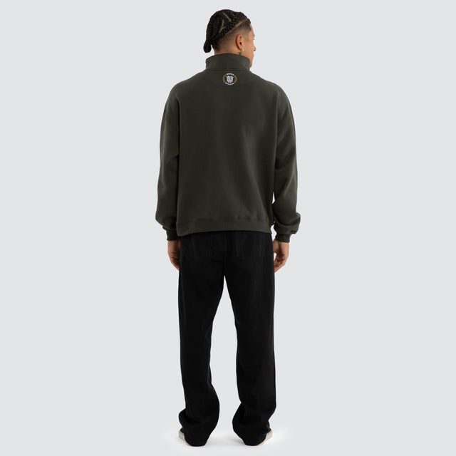 Maison 1/4 Zip Sweat Ink