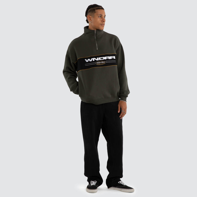 Maison 1/4 Zip Sweat Ink