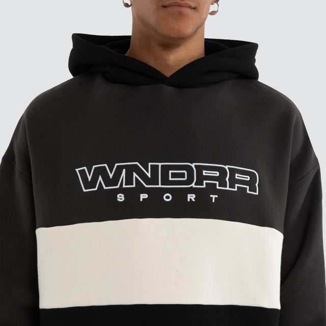 Starter Panel Hood Sweat Black