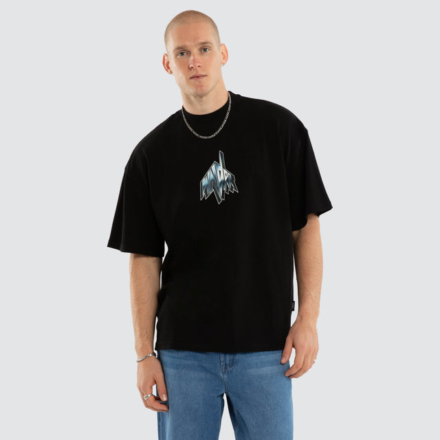 Phantom Heavy Weight Tee Black